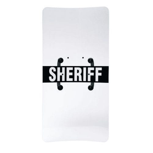 Monadnock Capture Clear Riot Shield POLICE, SHERIFF, or CORRECTIONS 24" x 48" 2448E - Tactical & Duty Gear